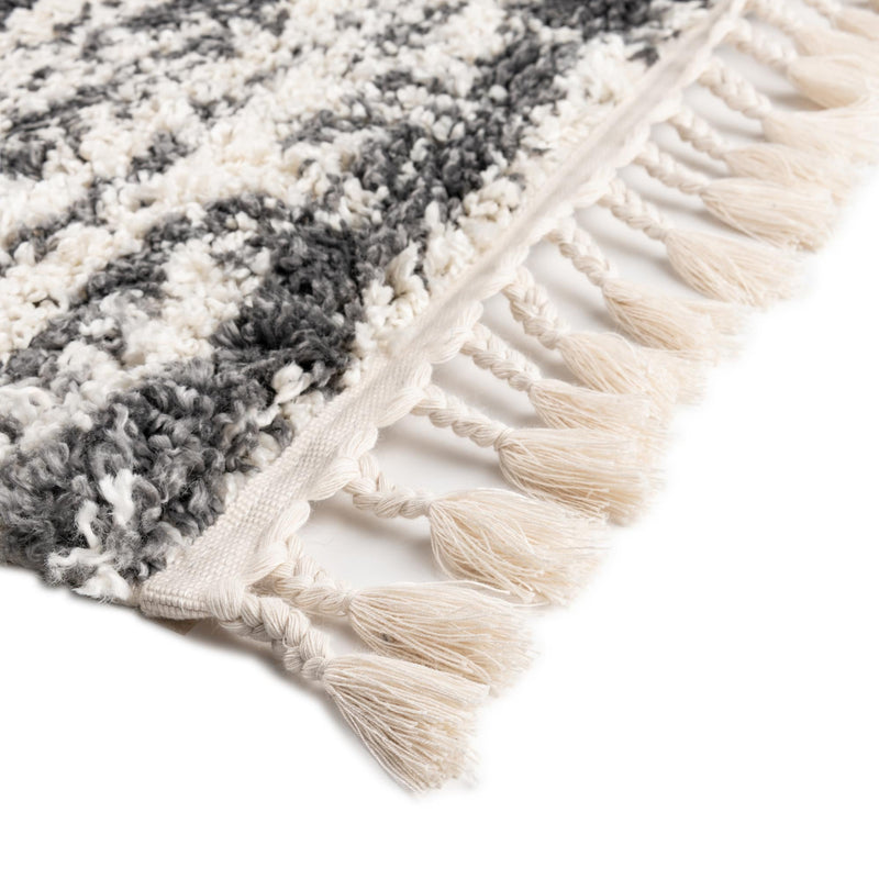 Tranquil Tides Shag Collection Area Rug - Marina Rectangle Gray  lifestyle 18