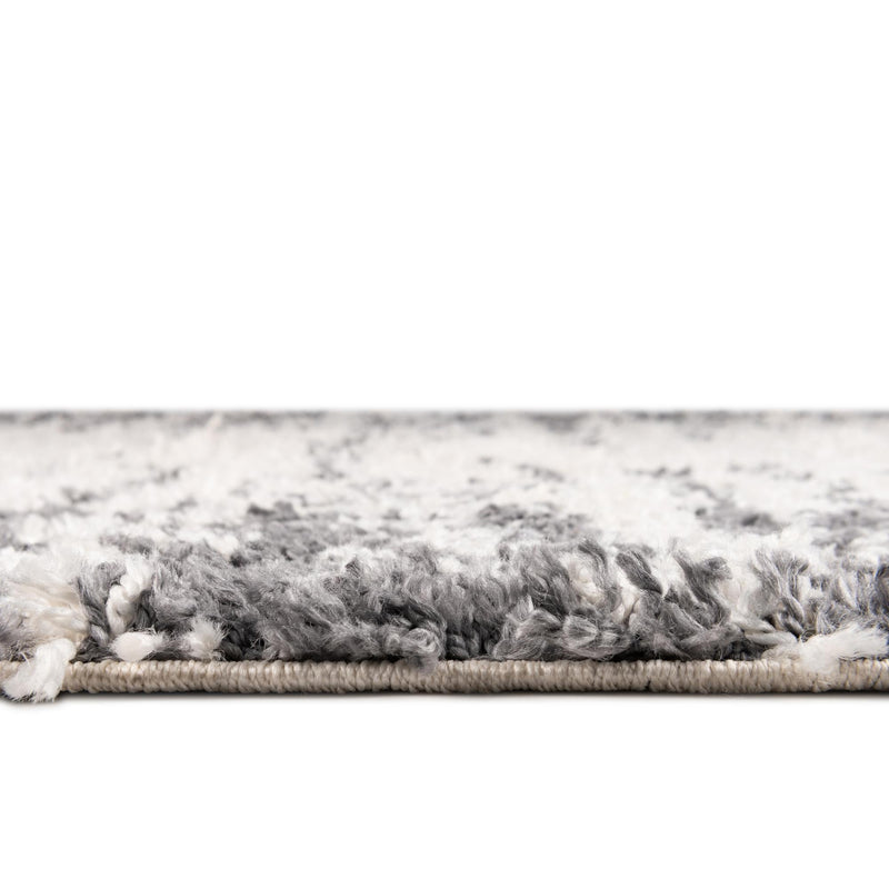 Tranquil Tides Shag Collection Area Rug - Marina Rectangle White  lifestyle 10