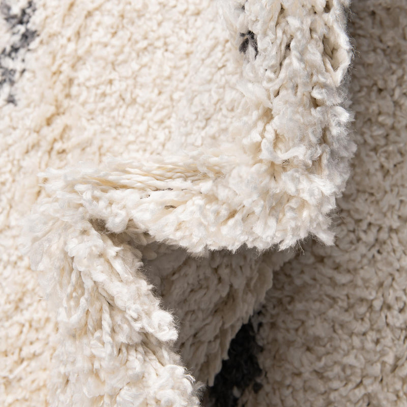 Tranquil Tides Shag Collection Area Rug - Marina Rectangle White  lifestyle 19