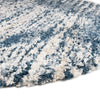 Tranquil Tides Shag Collection Area Rug -  Azure Round Blue  lifestyle 69