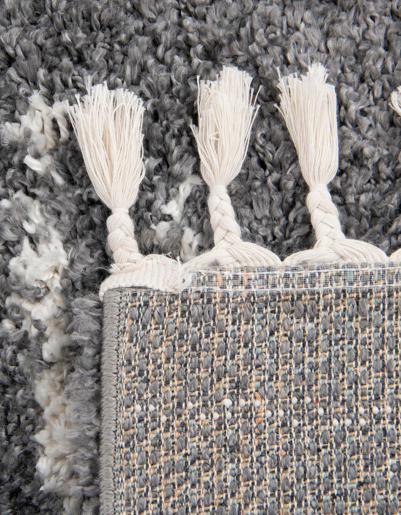 Tranquil Tides Shag Collection Area Rug -  Azure Rectangle Gray  lifestyle 22