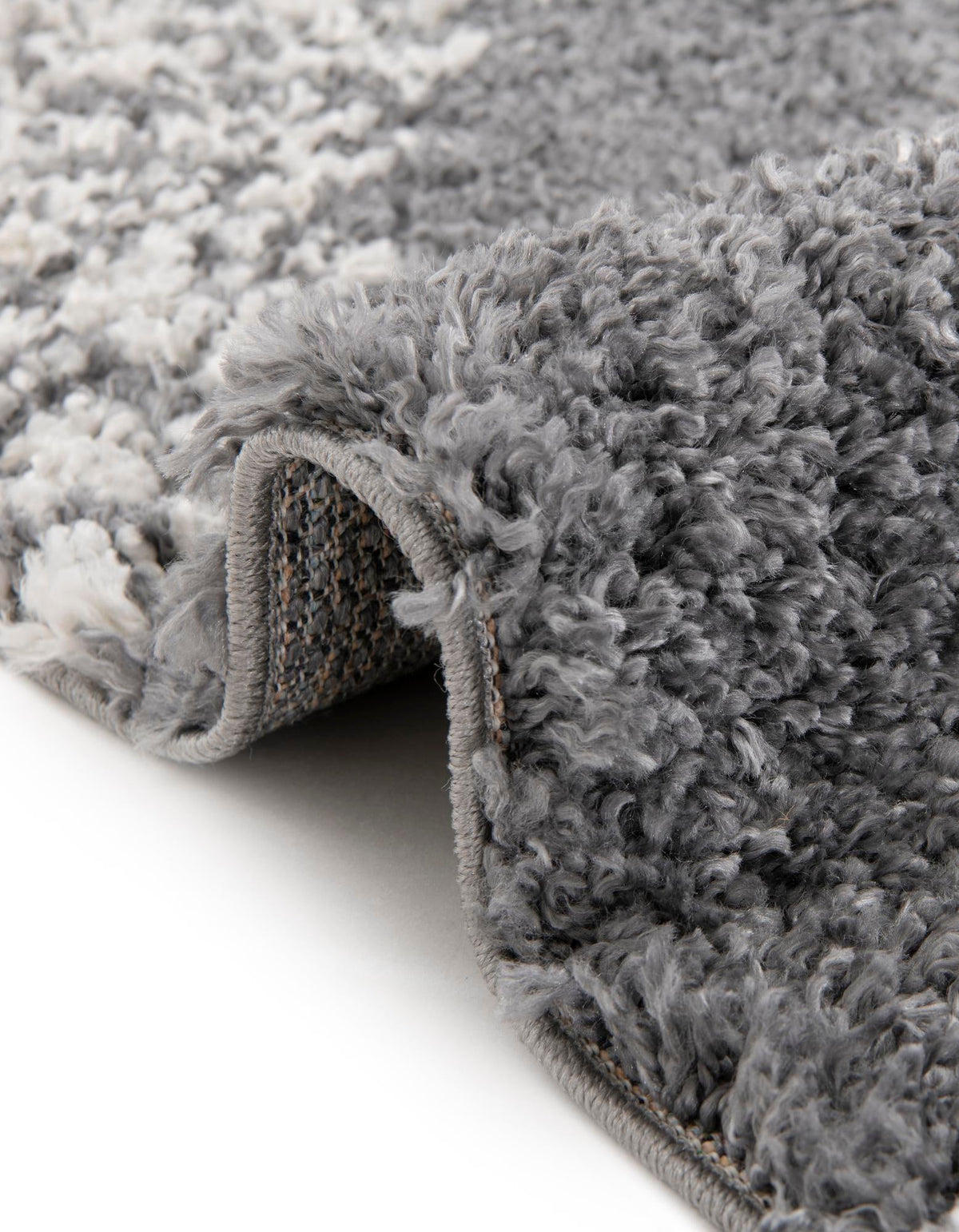 Tranquil Tides Shag Collection Area Rug -  Azure Rectangle Gray  lifestyle 25