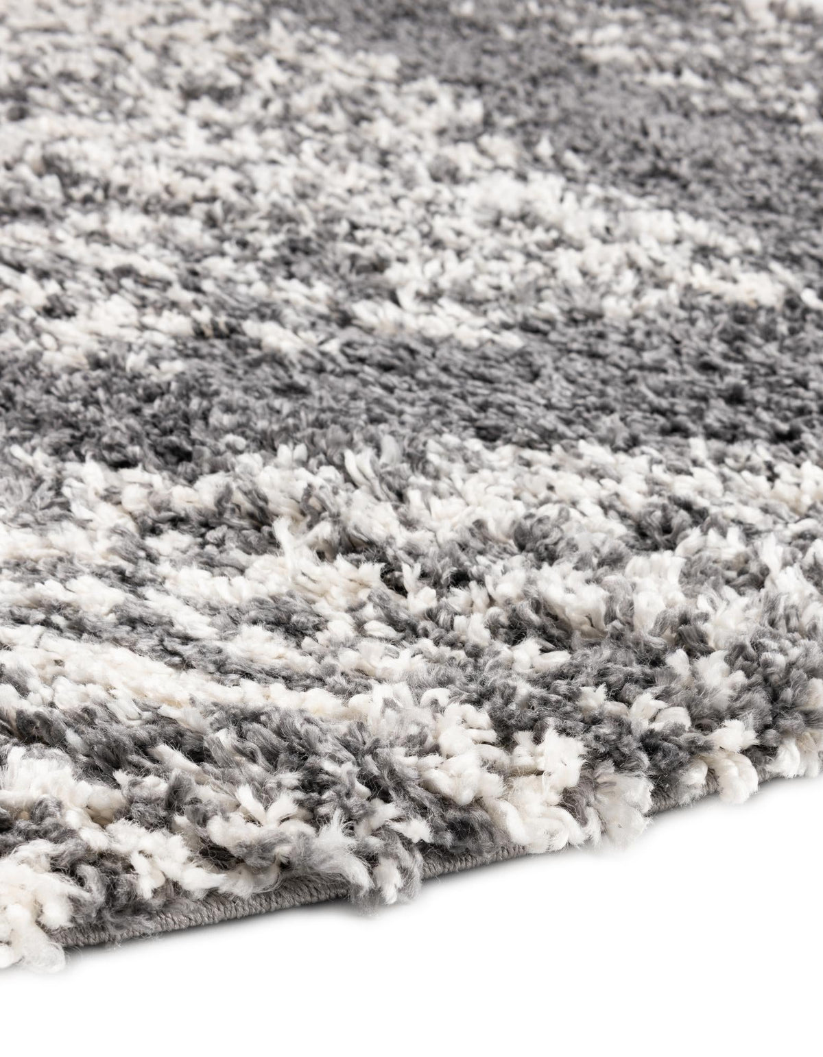 Tranquil Tides Shag Collection Area Rug -  Azure Oval Gray  lifestyle 67