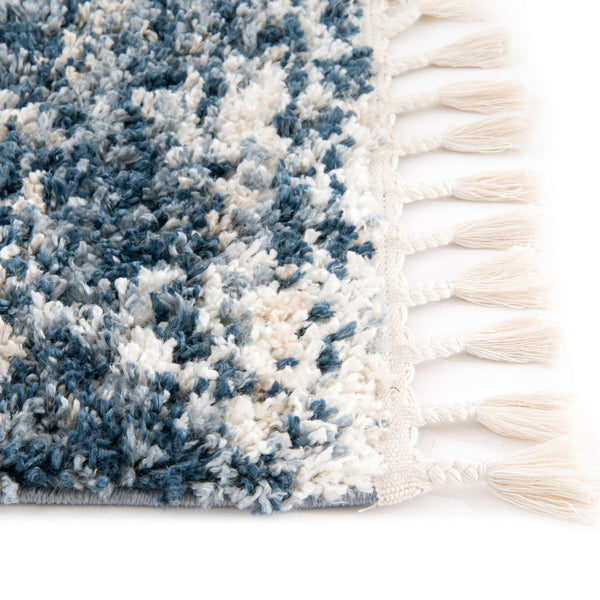 Tranquil Tides Shag Collection Area Rug -  Pebble Rectangle Blue  lifestyle 19