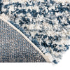 Tranquil Tides Shag Collection Area Rug -  Pebble Round Blue  lifestyle 91