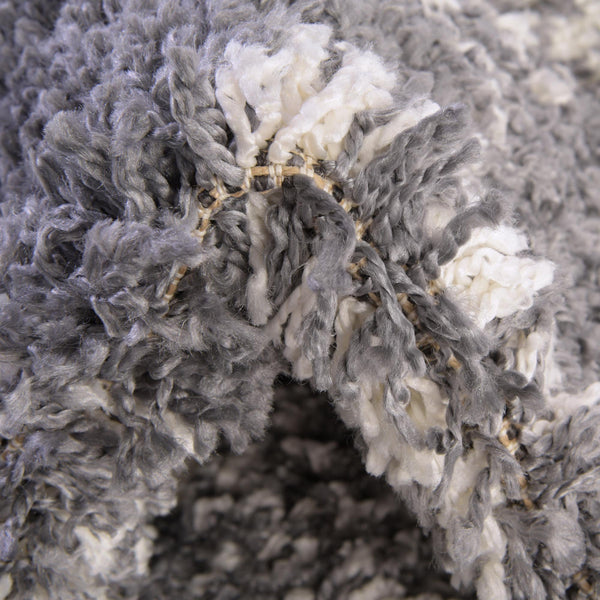 Tranquil Tides Shag Collection Area Rug -  Pebble Rectangle Gray  lifestyle 21