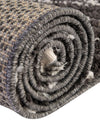 Tranquil Tides Shag Collection Area Rug -  Frost Oval Black and White  lifestyle 99