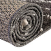 Tranquil Tides Shag Collection Area Rug -  Frost Runner Black and White  lifestyle 100