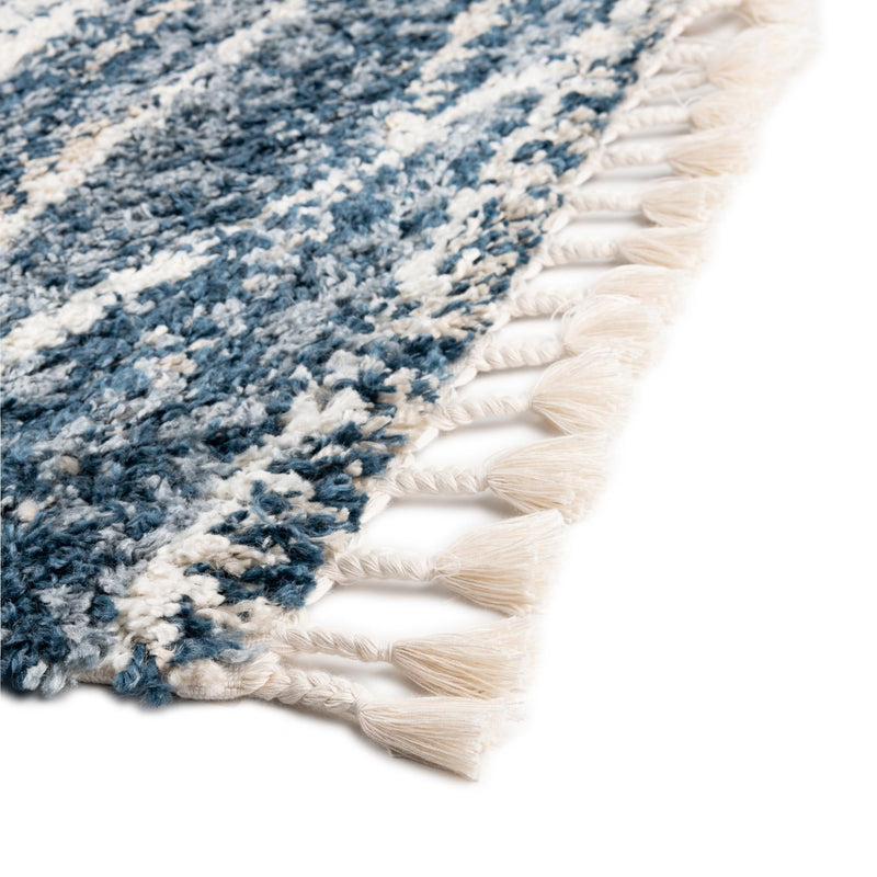 Tranquil Tides Shag Collection Area Rug -  Frost Rectangle Blue  lifestyle 11