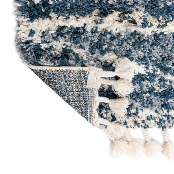 Tranquil Tides Shag Collection Area Rug -  Frost Rectangle Blue  lifestyle 15