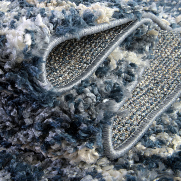 Tranquil Tides Shag Collection Area Rug -  Frost Rectangle Blue  lifestyle 20