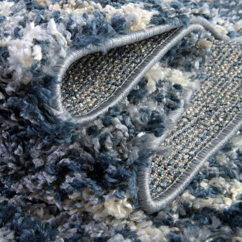 Tranquil Tides Shag Collection Area Rug -  Frost Rectangle Blue  lifestyle 20