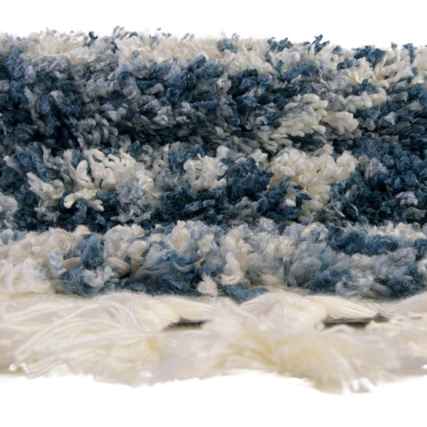 Tranquil Tides Shag Collection Area Rug -  Frost Rectangle Blue  lifestyle 21