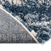 Tranquil Tides Shag Collection Area Rug -  Frost Round Blue  lifestyle 78