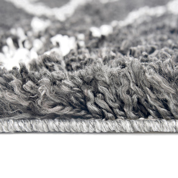 Tranquil Tides Shag Collection Area Rug -  Frost Rectangle Gray  lifestyle 8
