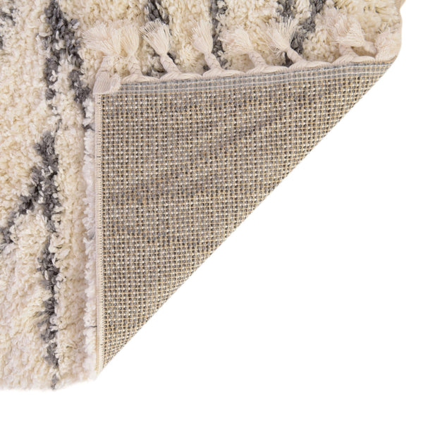 Tranquil Tides Shag Collection Area Rug -  Frost Square White  lifestyle 83