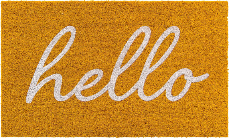 Threshold Welcome Collection Area Rug -  Hearth Rectangle Yellow  lifestyle 5