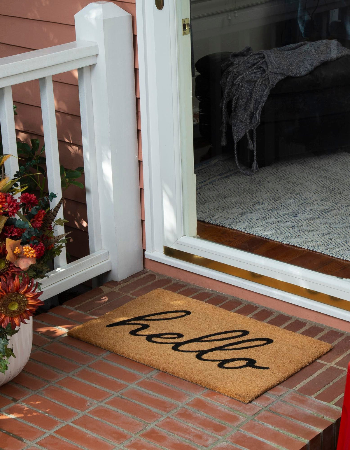 Threshold Welcome Collection Area Rug -  Hearth Rectangle Natural  lifestyle 2