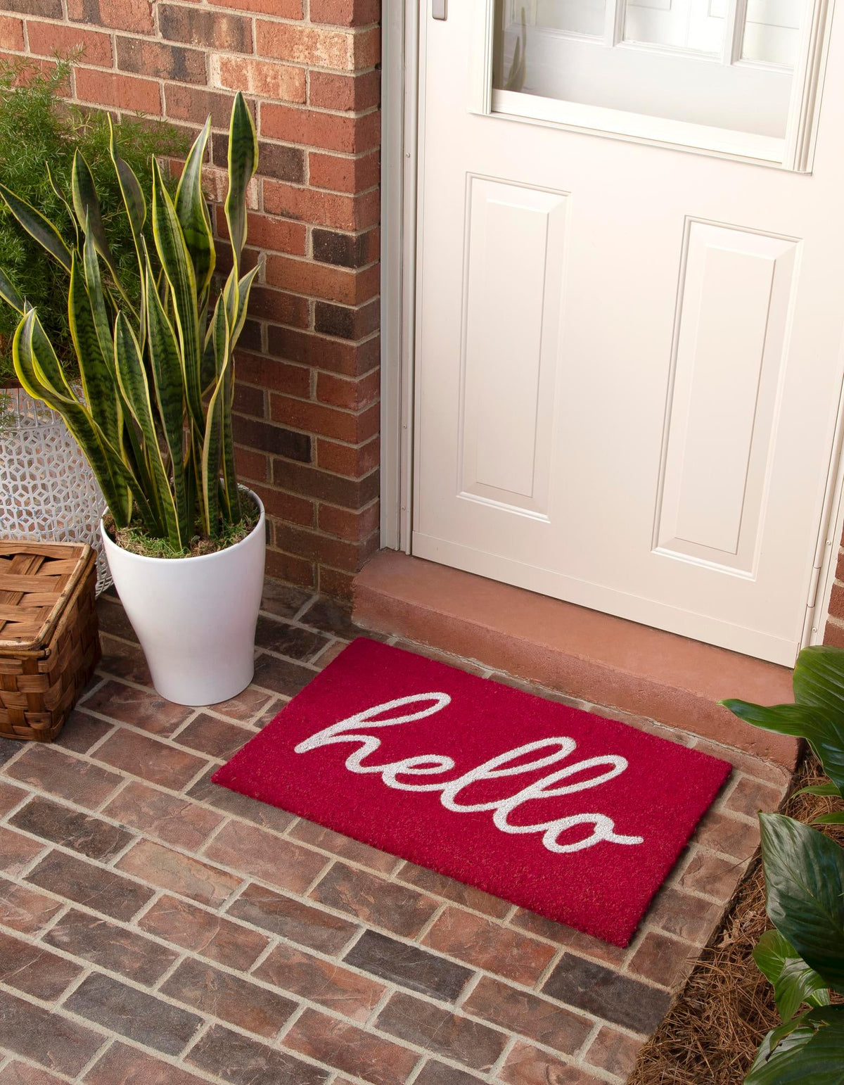 Threshold Welcome Collection Area Rug -  Hearth Rectangle Pink  lifestyle 6