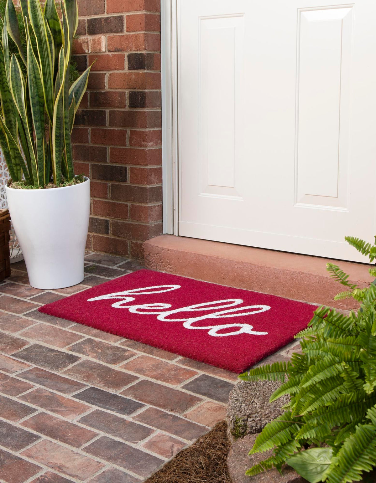 Threshold Welcome Collection Area Rug -  Hearth Rectangle Pink  lifestyle 11