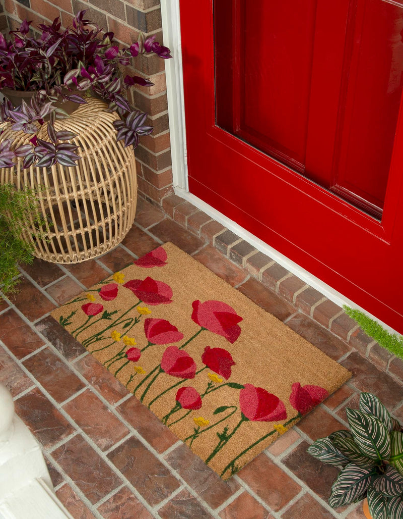 Threshold Welcome Collection Area Rug -  Plaza Rectangle Natural  lifestyle 2