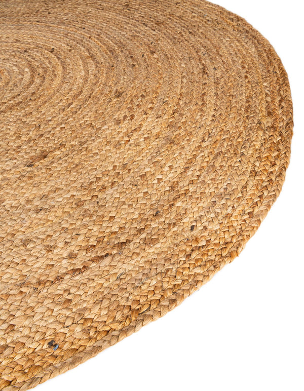 Woven Seaside Elegance Collection Area Rug - Coastline Round Natural  lifestyle 69