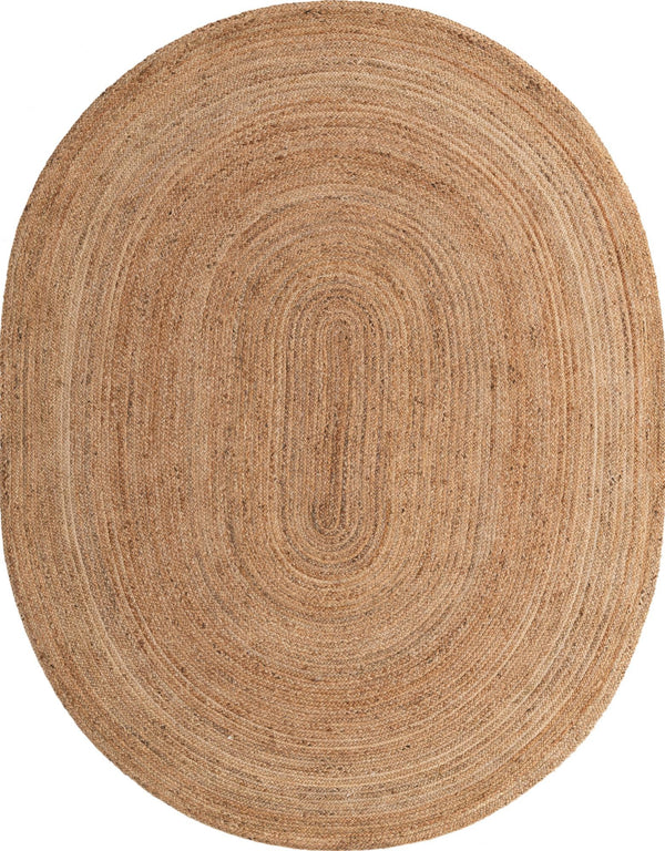 Woven Seaside Elegance Collection Area Rug - Coastline Oval Natural  lifestyle 28