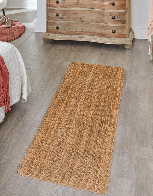 Woven Seaside Elegance Collection Area Rug - Coastline Runner Natural  lifestyle 31