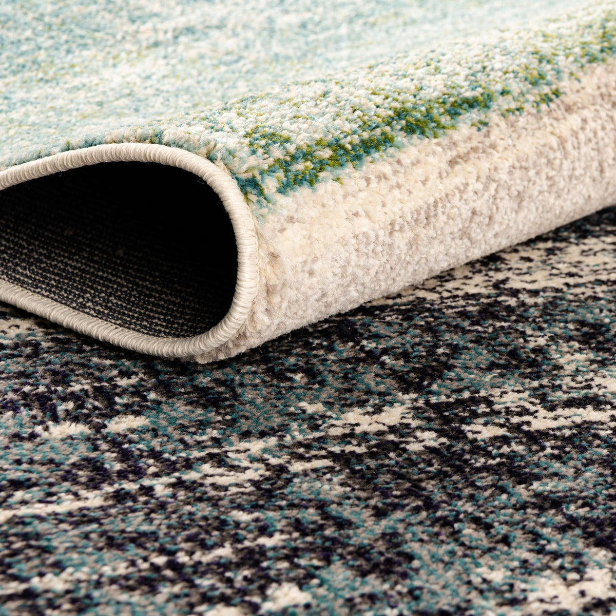 Colorburst Oasis Collection Area Rug - Palette Octagon Multi  lifestyle 36