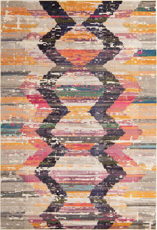 Colorburst Oasis Collection Area Rug -  Mirage Rectangle Multi Main