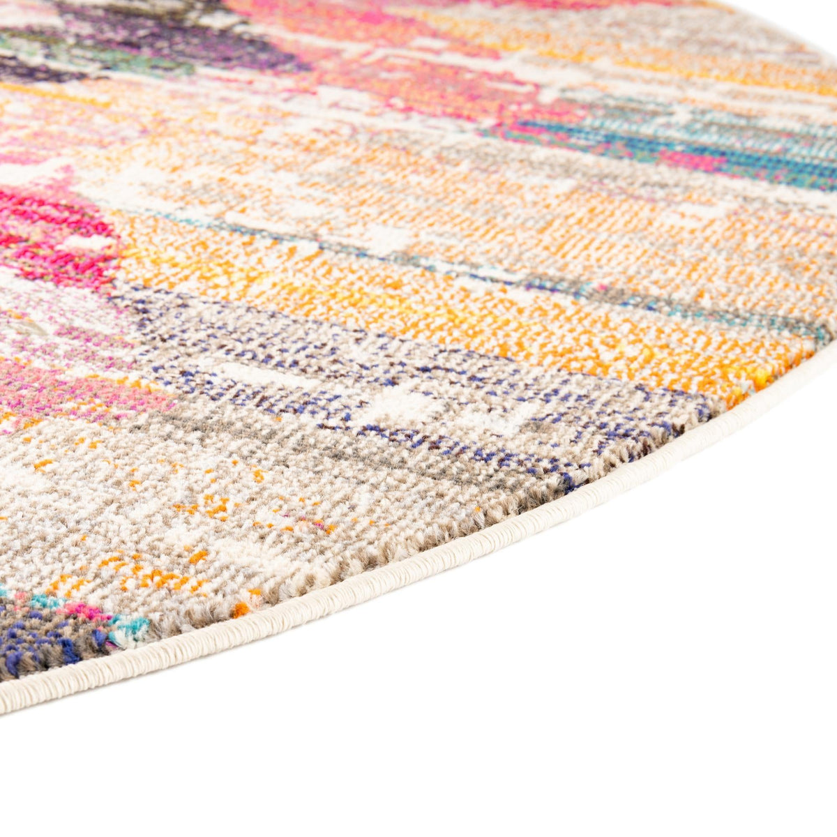 Colorburst Oasis Collection Area Rug -  Mirage Oval Multi  lifestyle 31