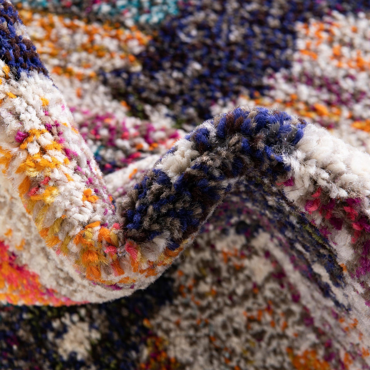 Colorburst Oasis Collection Area Rug -  Mirage Oval Multi  lifestyle 32