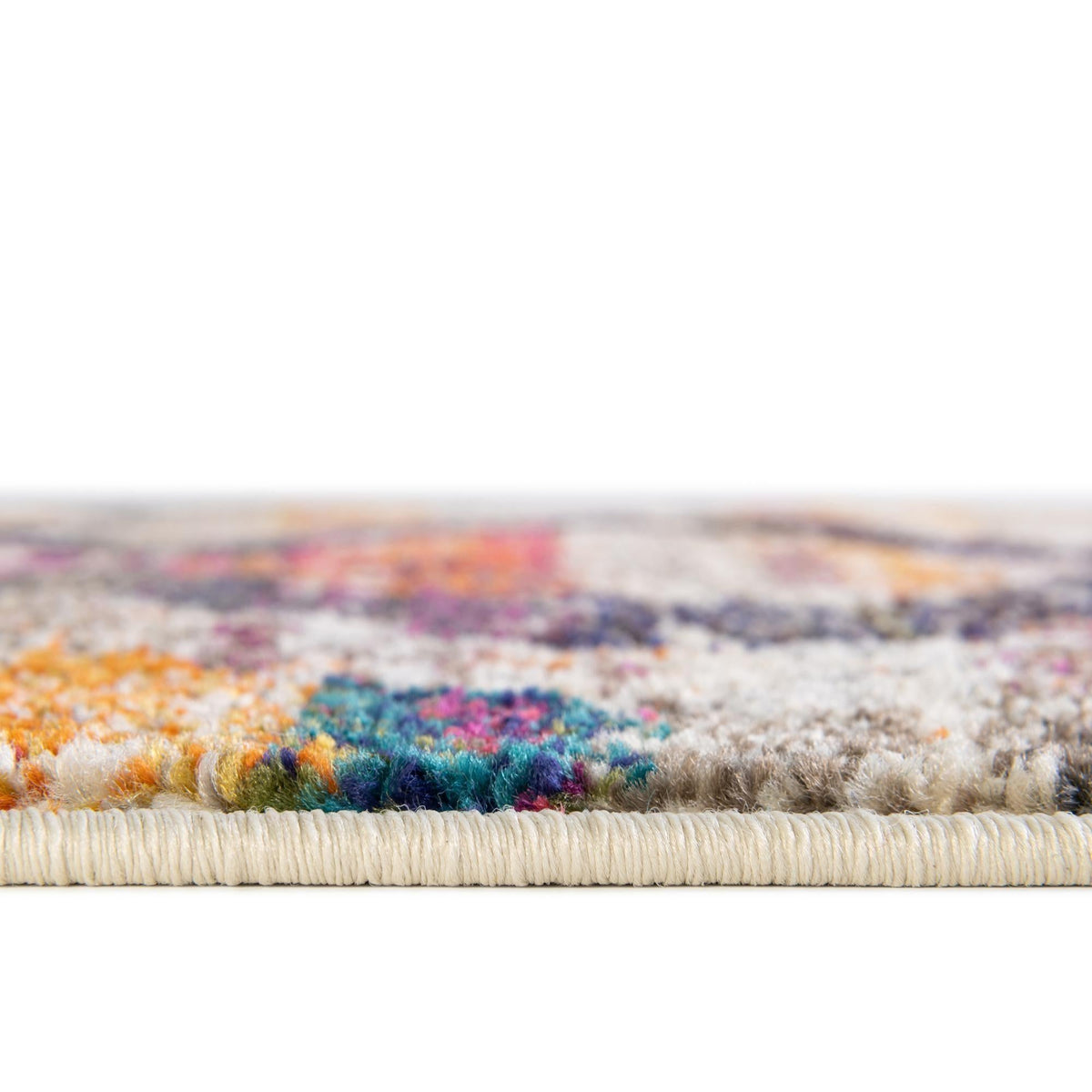 Colorburst Oasis Collection Area Rug -  Mirage Oval Multi  lifestyle 34