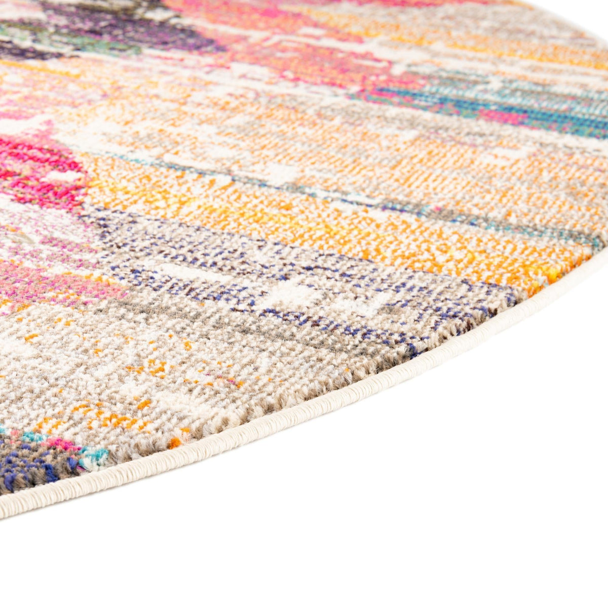 Colorburst Oasis Collection Area Rug -  Mirage Oval Multi  lifestyle 36