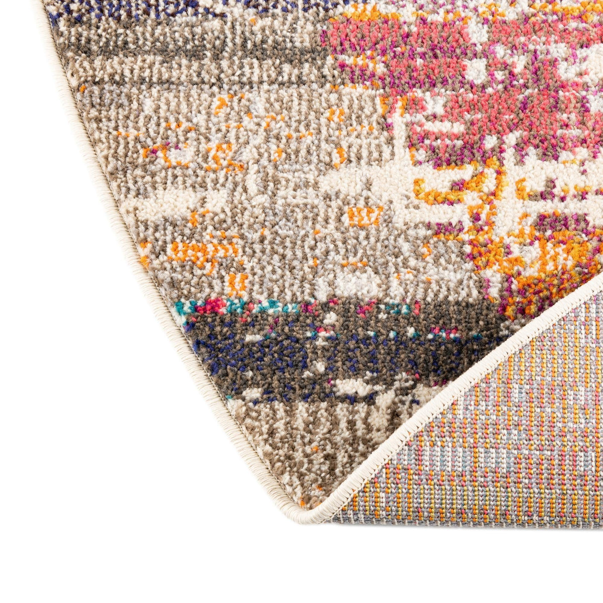 Colorburst Oasis Collection Area Rug -  Mirage Oval Multi  lifestyle 38
