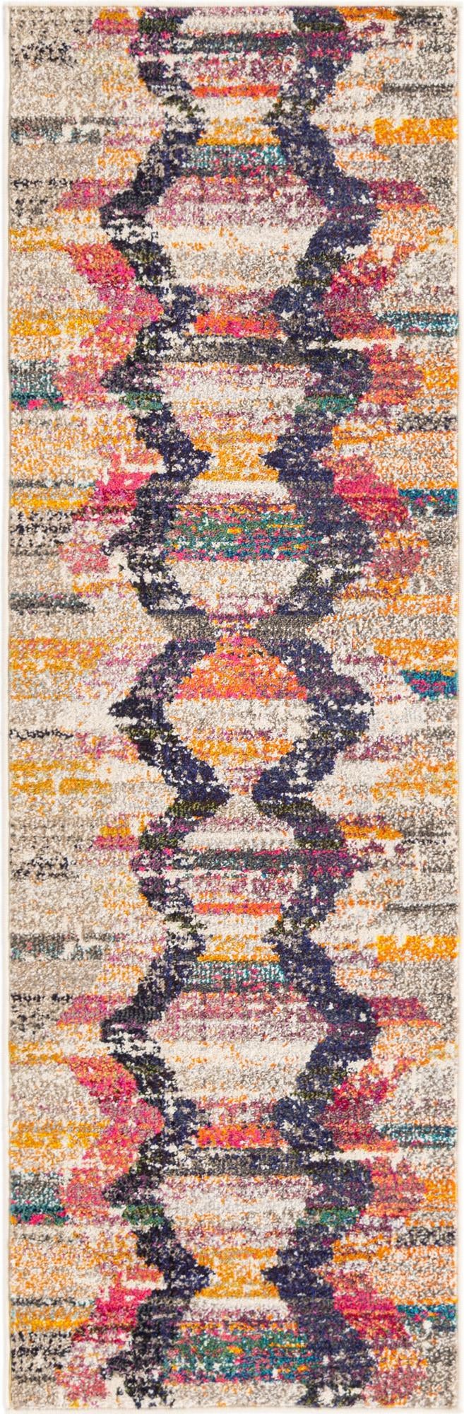 Colorburst Oasis Collection Area Rug -  Mirage Runner Multi  lifestyle 14