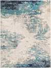 Colorburst Oasis Collection Area Rug -  Tropic Rectangle Blue  lifestyle 2