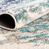 Colorburst Oasis Collection Area Rug -  Tropic Rectangle Blue  lifestyle 6