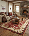Frontier Trails Collection Area Rug -  Onyx Rectangle Red  lifestyle 40