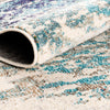 Colorburst Oasis Collection Area Rug -  Tropic Round Blue  lifestyle 32