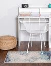 Colorburst Oasis Collection Area Rug -  Tropic Runner Blue  lifestyle 26