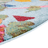 Colorburst Oasis Collection Area Rug -  Fresco Round Aqua  lifestyle 42