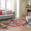 Colorburst Oasis Collection Area Rug -  Fresco Oval Aqua  lifestyle 85