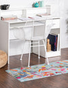 Colorburst Oasis Collection Area Rug -  Fresco Runner Aqua  lifestyle 29