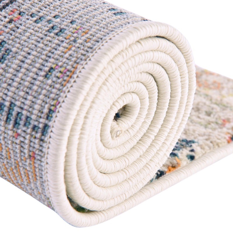 Colorburst Oasis Collection Area Rug -  Marina Rectangle Ivory  lifestyle 12