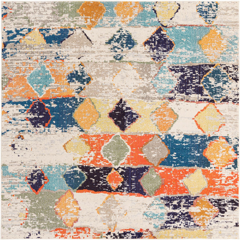 Colorburst Oasis Collection Area Rug -  Marina Square Ivory  lifestyle 16