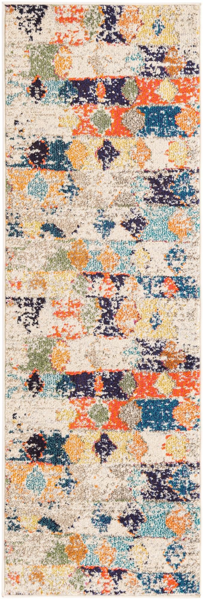Colorburst Oasis Collection Area Rug -  Marina Runner Ivory  lifestyle 19