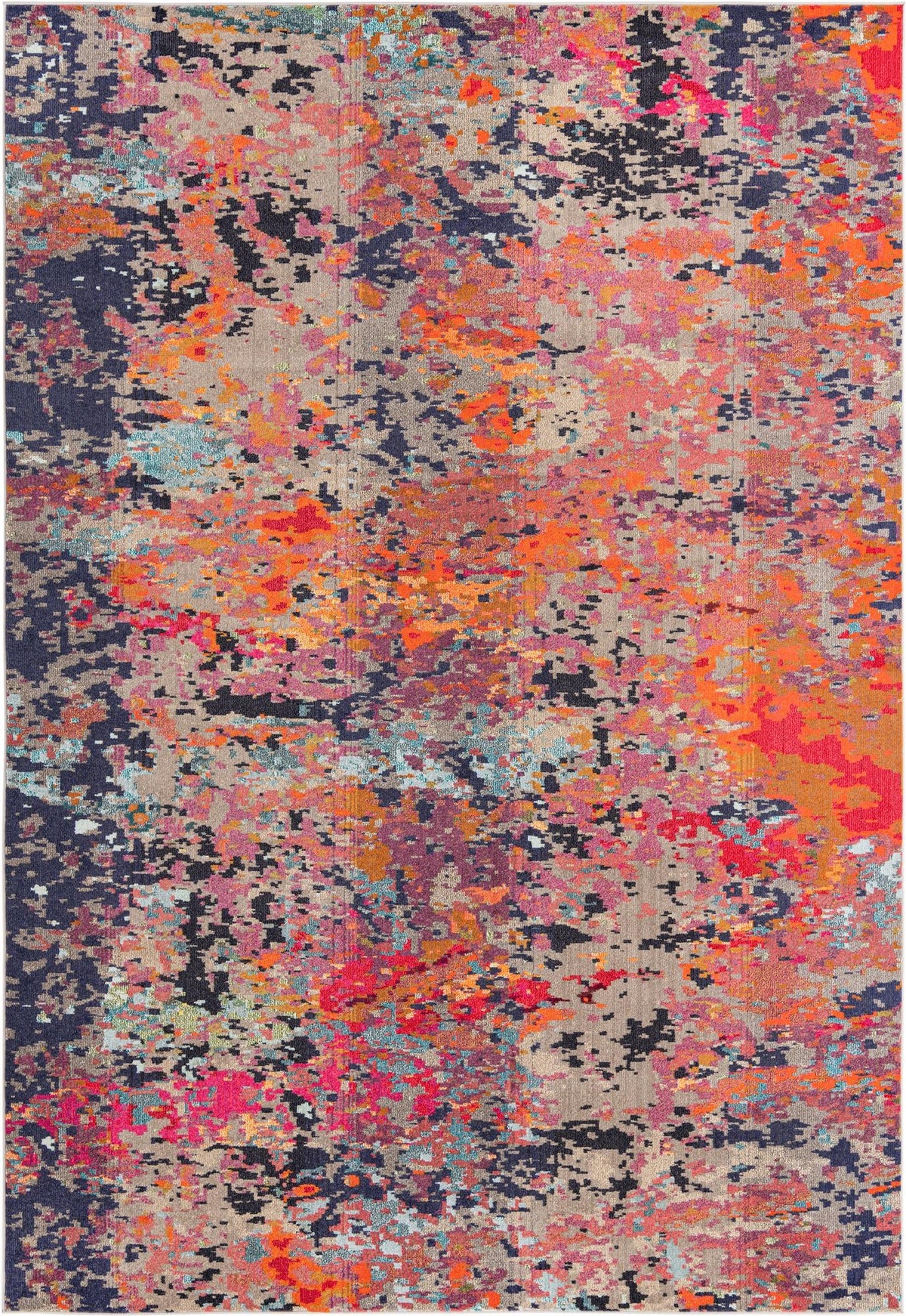 Colorburst Oasis Collection Area Rug -  Prism Rectangle Multi Main