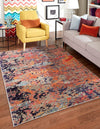 Colorburst Oasis Collection Area Rug -  Prism Rectangle Multi  lifestyle 2