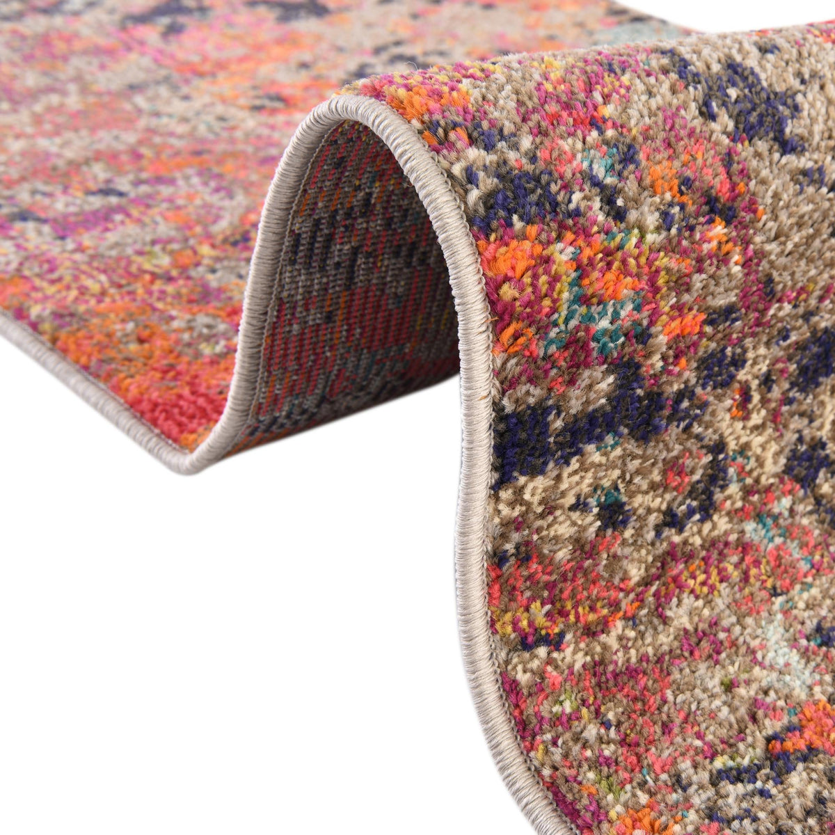 Colorburst Oasis Collection Area Rug -  Prism Rectangle Multi  lifestyle 9